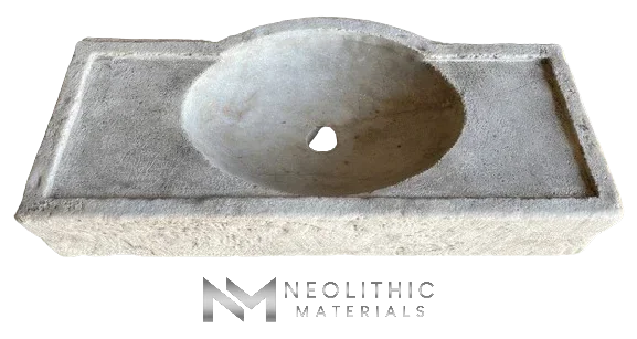 Antique Limestone Sink - Image 5